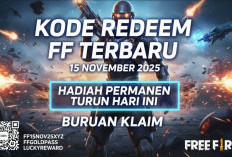 Kode Redeem FF Terbaru 15 November 2025: Hadiah Permanen Turun Hari Ini, Buruan Klaim