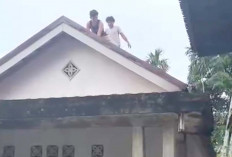 Polisi Kejar Pengedar Narkoba di Muratara yang Nekat Naik Atap Rumah