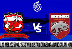 Duel Beda Misi, Prediksi Madura United vs Borneo FC, Liga 1 2024/2025, Pekan 32, Cek Link Live TV