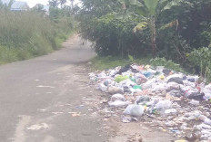 Jalan Baru Belakang Perumahan Bersama Permai Jadi Tempat Pembuangan Sampah