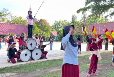 Bangun Disiplin Siswa : SDN Air Satan Musi Rawas Aktifkan Ekskul Marching Band