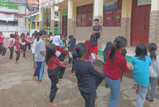 Semangat Membara Siswa SDN 39 Lubuk Linggau dalam Latihan Ekstrakurikuler Pencak Silat