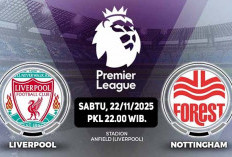 Kans The Reds ke Peringkat 4!, Prediksi Liverpool vs Nottingham Forest, Liga Inggris 2025/2026, Matchday 12