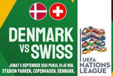 Duel Sesama Tim Kuda Hitam, Prediksi Denmark vs Swiss, UEFA Nations League 2024/2025, Live di Mana?