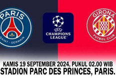 Debut, Jangan Grogi Gironistes! Prediksi PSG vs Girona, Liga Champions 2024/2025, Matchday 1, Live di Mana?