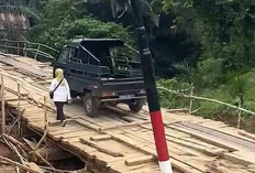 Diperbaiki, Jembatan Darurat Simpang Temelat Musi Rawas Sempat Ditutup 2 Jam