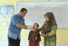 SDN 55 Lubuklinggau Sukses Laksanakan Imunisasi Polio Tahap II