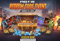 Banjir Hadiah! Kode Redeem FF 22 Agustus 2025 Buka Skin, Bundle dan Loot Crate Eksklusif