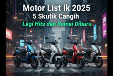 Motor Listrik 2025: 5 Skutik Canggih Lagi Hits dan Ramai Diburu
