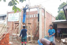 Progress Pembangunan Rumah Layak Huni BAZNAS Musi Rawas Ada yang Capai 60 Persen