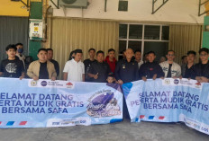 Peserta Mudik Gratis Bersama Sahabat Fauzi Amro Tiba di Lubuk Linggau, Langsung Disambut Wako. Ini Pesannya 