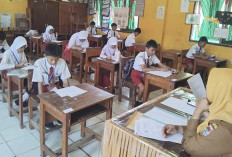 Modal Lanjut SMP/MTs, Siswa Kelas VI SDN 44 Lubuk Linggau Ikuti Asesmen Sumatif Akhir Jenjang
