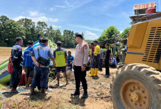 Mobil Tangki Angkutan Minyak Mentah Milik PT SRMD Terjun ke Sungai Rawas Muratara, Ini Penyebabnya 