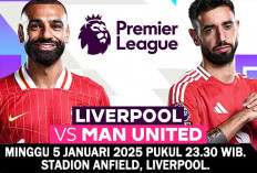 Kado Terindah The Pharaoh? Liverpool vs Manchester United, Liga Inggris 2024/2025, Pekan ke-20, Live di Mana? 