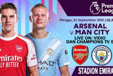 Misi Haaland Taklukkan Emirates?, Prediksi Arsenal vs Manchester City, Liga Inggris 2025/2026, Live di Mana?