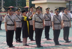 Kapolres OKU Timur Pimpin Sertijab Sejumlah Pejabat Utama dan Kapolsek, Ini Daftar Rotasinya