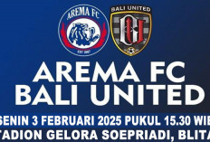 Waktunya Serdadu Tridatu ke Papan Atas, Arema FC vs Bali United, Liga 1 2024/2025, Pekan ke-21, Live Indosiar