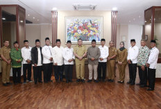 Matangkan Persiapan Hari Santri Nasional 2024, Panitia HSN Audiensi Dengan Pj Walikota Lubuk Linggau