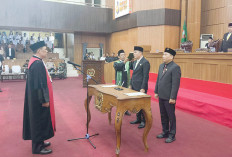 Selamat, Firdaus Cik Ola Resmi Jabat Ketua DPRD Kabupaten Musi Rawas Periode 2024-2029