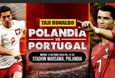 Polandia vs Portugal: Taji Ronaldo, UEFA Nations League 2024/2025, Tayang Kapan?