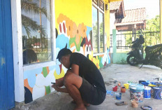 Berawal dari Hobi, Dua Pemuda Musi Rawas Sukses Tekuni Jasa Mural Sejak 2018