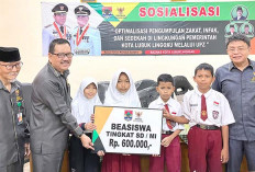 Baznas Kota Lubuklinggau Kembali Salurkan Bantuan Beasiswa untuk pelajar SD, SMP, SMA hingga Mahasiswa 