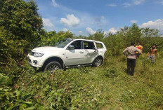 Diduga Karena Mengantuk, Mobil Pajero Alami Laka Tunggal di Muratara, Satu Korban Tak Sadarkan Diri 