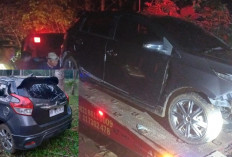 Toyota Yaris Milik Warga Empat Lawang yang Hilang Ditemukan di Ketuan Jaya Musi Rawas