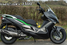 Intip Spesifikasi Skutik Matic Kawasaki J300 Bodi Besar, Mesin Berkapasitas 299cc