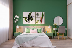 8 Ide Desain Kamar Tidur dengan Cat Dinding Warna Hijau yang Menenangkan, Beri Kesan Sejuk di Ruangan