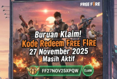 Buruan Klaim! Kode Redeem Free Fire 27 November 2025 Masih Aktif