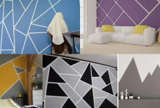 6 Rekomendasi Warna Cat Tembok Motif Geometris Kotak yang Bikin Rumah Makin Estetik
