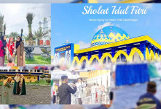 Suasana Baru Shalat Id di Masjid Agung As Salam 2025, Abadikan Momen di Alun-Alun Merdeka Lubuk Linggau  