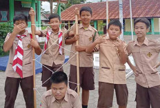 Membangun Karakter Positif, SDN 55 Lubuk Linggau Giatkan Ekskul Pramuka