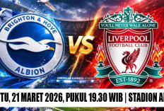 Tayang Malam Ini, Prediksi Brighton vs Liverpool, Liga Inggris 2025/2026, Live di Mana?