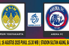 Tren Positif Berlanjut?, Prediksi PSIM Yogyakarta vs Arema FC, Super League 2025/2026, Pekan Kedua, Link Live