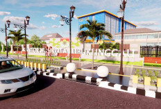 Trotoar Pendisterian di Depan Kantor Wali Kota Lubuk Linggau Hadirkan Elemen Baru Linggau Juara