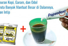 Campuran Kopi, Garam, dan Odol Ternyata Banyak Manfaat Besar di Dalamnya, Buruan Intip