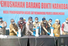 Polres Lubuk Linggau Ungkap 4 Kasus Peredaran Narkoba