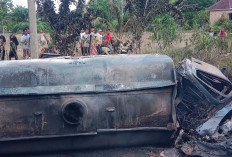Mobil Tangki Lakalantas dengan Bus ALS Terbakar di Muratara, ini Penjelasan PT SRMD