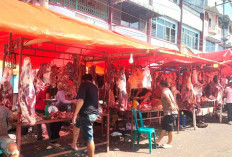 Lapak Daging Sapi Lubuk Linggau Diserbu Pembeli, H-2 Idul Adha Tembus Rp 150 Ribu Per Kg