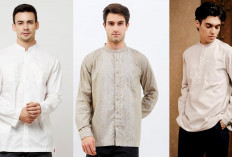 Tren Baju Koko Lengan Panjang, Spesial Rekomendasi Hari Raya Idul Fitri 1446 Hijriah