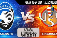 Prediksi Atalanta vs Cremonese, Liga Italia 2025/2026, Pekan ke-24, Live TV?
