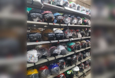 Pilihan Helm Beragam di JM Lubuk Linggau, Keselamatan Berkendara Jadi Prioritas