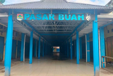 Pedagang Tunggu Peresmian Pasar Buah di Pasar Satelit Lubuk Linggau  