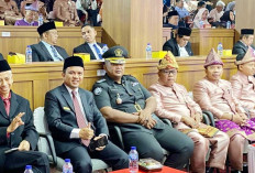 Pejabat Lapas Narkotika Kelas IIA Muara Beliti Hadir Rapat Paripurna HUT ke-82 Musi Rawas