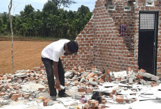 Pemkot Lubuk Linggau Melalui Disperkim Segera Bangun Kembali Rumah Korban Puting Beliung