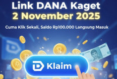 Link DANA Kaget 2 November 2025: Cuma Klik Sekali, Saldo Rp100.000 Langsung Masuk