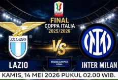 Domestic Double?, Prediksi Lazio vs Inter Milan, Final Coppa Italia 2025/2026, Live ANTV