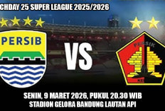 Prediksi Persib Bandung vs Persik Kediri, Super League 2025/2026, Matchday 25, Live Indosiar